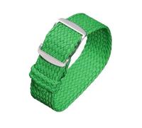 SKPVPOKOYL Correa de reloj de nailon universal, repuesto de lona suave de 18mm, 20mm y 22mm(Light green,22mm)