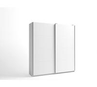 Skraut Home Armario Gran Savona 2 Puertas Correderas Color Blanco Mate Habitación Dormitorio Matrimonio 216x202x56 Cm