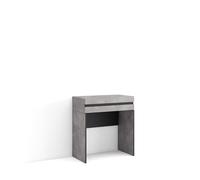 Skraut Home | Consola Entrada | Mueble con cajón | 70x75x35 cm | Recibidor | con Almacenamiento | Estilo Moderno | Cemento