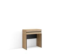 Skraut Home | Consola Entrada | Mueble con cajón | 70x75x35 cm | Recibidor | con Almacenamiento | Estilo Moderno | Roble