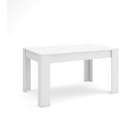 Skraut Home | Mesa Comedor | Mesa Fija Cocina y Salón | 140x90x76 cm | para 6 comensales | Muebles Comedor | Estilo Moderno | Blanco