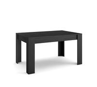 Skraut Home | Mesa Comedor | Mesa Fija Cocina y Salón | 140x90x76 cm | para 6 comensales | Muebles Comedor | Estilo Moderno | Negro