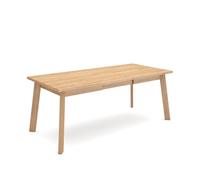 Skraut Home | Mesa Comedor | Mesa Fija Cocina y Salón | 200 | para 10 Comensales | Patas de Madera | Estilo Moderno | Roble