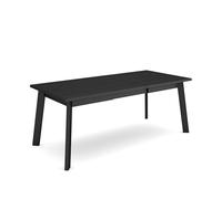 Skraut Home | Mesa Comedor | Mesa Fija Cocina y Salón | 200 | para 10 Comensales | Patas de Madera | Estilo Moderno | Negro