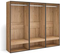 Skraut home Vestidor efecto madera roble 180x35x145cm