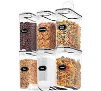Skroam 6 recipientes de alimentos con boquilla