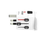SKROSS | 1.103165 | Adaptador Universal de Viaje - Voltaje y Potencia: 100V - 630W / 250V - 1575W - Protección Contra Descargas Eléctricas