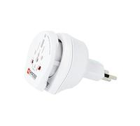 SKROSS 1.500206-E Adaptador de Enchufe eléctrico, Blanco, 1 Paquete