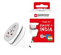 Skross Adaptador 1.500215-E Mundo-India 100V-630W/250V-1575W Protección contra descargas eléctricas