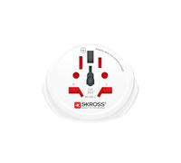 SKROSS 1.500221C-E, World to US, Reiseestecker - World to USA - Adaptador de viaje para la aplicación de dispositivos internacionales en los Estados Unidos/Canadá/Caribe