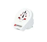 Skross 1.500261 Universal Tipo G (RU) Color blanco adaptador de enchufe eléctrico - Adaptador para enchufe