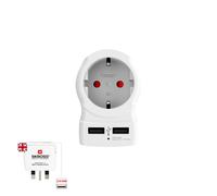 Adaptador de viaje SKROSS Europe to UK Blanco