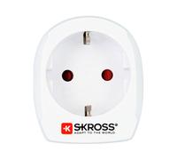 Skross Adaptador de viaje 15A Universal, Blanco