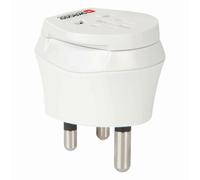 Skross Adaptador de viaje universal 2 en 1 para Europa y Sudáfrica 16A, Blanco