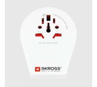 SKROSS Adaptador Universal World to China, Brazil, Italia, Adaptador Compacto de Viaje