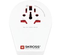 SKROSS Adaptador Universal World to China, Brazil, Italia, Adaptador Compacto de Viaje