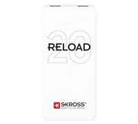 Skross Reload 20 Powerbank (Batería Adicional) 20000 mAh Li-Ion Blanco Pantalla de Estado