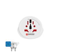 Skross Single Travel Adapter - Europe - Inversor de corriente, color blanco