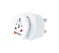 Skross SKR1500202 - Adaptador para enchufe (Universal, Universal, 220-240 V, 16 A, Blanco, 3680 W)