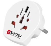 Skross Adaptador de viaje World to Europe nueva versión compacto universal enchufe europeo