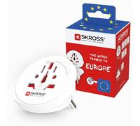 Skross Adaptador de viaje World to Europe nueva versión compacto universal enchufe europeo