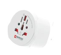 SKROSS World to UK - Adaptador de enchufe universal para enchufe de Reino Unido, 7 A, 100 - 250 V, para portátil, secador de pelo y electrónica, compacto y seguro