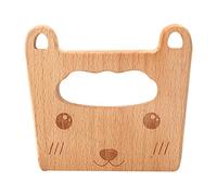 Skrskr Madera para Niños para Cocinar Cuchillos para Niños Chopper Montessori Utensilios Cocina para Niños Pequeños 2 A 10 Años 9x9x1,5 Cm