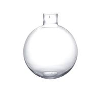 Skrufs Glasbruk Jarrón Pallo transparente 37 cm