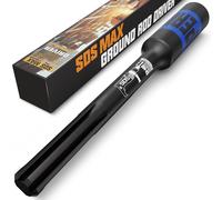 SKRWEAX SDS-Max - Adaptador de varilla de tierra para accionamiento de escaleras de tierra, compatible con SDS-Max rotatorio martillo perforador, diámetro interior 20 mm