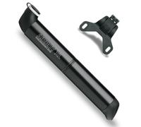 SKS Germany Airboy Mini Pump, Air Pump (Bicycle Pump with Two-Chamber Pump System, Wheel Accessories with 2 Equal Handle Parts, Bicycle Air Pump with Selectable Valve Head), Black