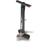 SKS Germany AIRCONTROL 8.0 Bomba de Suelo (Bomba de Aire con Cabezal de válvula Multi Valve, Control preciso de la presión, Agarre Seguro y Tacto Agradable, presión máxima: 8 bar/115 PSI), Negra