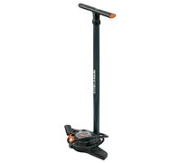 SKS GERMANY AIRLITE Bomba de pie con manómetro de precisión Grande (Accesorios para Bicicleta, Mango ergonómico, Manguera de Alta presión, Tubo de Acero Estable, Cabezal Multi Valve MV Easy para