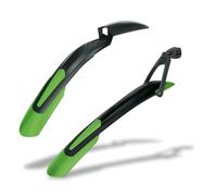 SKS Germany Blade Set Green 26" - 29" Juego de Guardabarros con Cierre rápido, Protector contra Salpicaduras para Bicicletas (para Bicicletas de montaña, Compuesto por SHOCKBLADE & X-Blade), Verde
