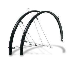 SKS Germany BLUEMELS Basic Schutzblech-Set 20"-29" (Fahrrad-Spritzschutz in Verschiedenen Größen, aus Kunststoff/Aluminium, INKL. Streben-Sicherheitssystem, Made in Germany)