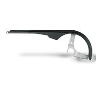 SKS Germany - Cadena Negra de 158 mm, 175 mm y 199 mm Fahrradkettenschutz (geeignet für Naben- Oder Kettenschaltung, mit verstellbarem Profil, aus schlagfestem Kunststoff und Aluminium), Schwarz