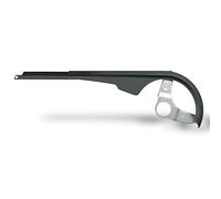 SKS Germany CHAINBLADE 158MM Protector de Cadena de Bicicleta (Apto para Marchas de buje, con Perfil Ajustable, plástico Resistente a los Impactos y Aluminio), Negro, Unisex-Adult, Black, One Size
