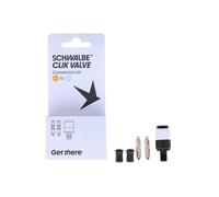 SKS Germany Clik Valve DV Conversion Kit + Adapter Accesorios para bicicletas Talla única Plateado