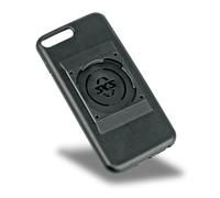 SKS Germany COMPIT Cover para iPhone 6+/7+/8+ Funda para móvil con Dispositivo de fijación (Compatible con el Sistema COMPIT, de plástico de 2 componentes Resistente al Desgaste), Negro
