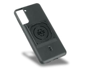 SKS Germany COMPIT Cover para Samsung S21+ 5G Funda para teléfono móvil con Dispositivo de fijación (Compatible con el Sistema COMPIT, de plástico de 2 componentes Resistente al Desgaste), Negro