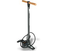 SKS Germany Compresor NXT Digi Bomba de pie (Bomba de Aire para Todos los Tipos de válvulas, manómetro Digital LED, Tubo de Metal, Base de Metal, Mango de Madera, presión máxima: 16 bar/232 PSI),