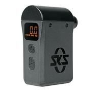 SKS Germany EMP - Minibomba eléctrica (Bomba de Aire con batería, presión Ajustable con función de Parada automática, Cabezal Reversible para válvulas SV/AV, Cable USB y Accesorios)