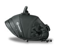 SKS Germany Explorer Click 1800 Bolsa para Bicicleta, Accesorios para Bicicleta (Bolsa de sillín de Tejido engomado e hidrófugo, Cremalleras laminadas con Easy-Zip ergonómico, Volumen: 1,8 l), Negro