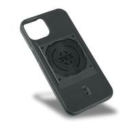 SKS GERMANY Funda Unisex para iPhone 15 con Sistema COMPIT (sensación cómoda, absorción de Golpes, con Dispositivo de fijación, Hecha de plástico Resistente al Desgaste), Color Negro
