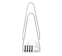 SKS GERMANY Juego de puntales estándar, Unisex Adulto, Plata, 26 Pulgadas