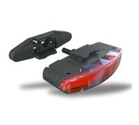 SKS GERMANY Luz trasera INFINITY UNIVERSAL REARLIGHT para el portaequipajes INFINITY UNIVERSAL (montaje universal, tecnología LED, tiempo de iluminación de hasta 5 horas, aprobación StVZO), negra