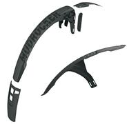SKS GERMANY MUDROCKER SET - Juego de guardabarros para bicicleta de montaña (accesorios de bicicleta de plástico resistente a los golpes, fijación innovadora, protección eficaz contra salpicaduras),