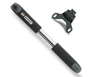 SKS Germany Raceday Bomba de Aire para la Bici de Carretera (Apto para válvulas SV y AV, Bomba de Aire para la Bicicleta con Cierre de manivela, Bombea hasta 10 Bar / 144 PSI)