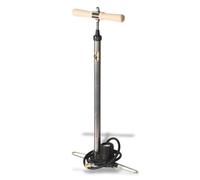 SKS Germany RENNKOMPRESSOR60 - Bomba de pie (Incluye Cabezal de válvula MV Easy (SV, AV, DV) y Cabezal de Bomba SKS CLIK Tec, manómetro de precisión, Tubo de Metal, pie de fundición, Mango de Madera