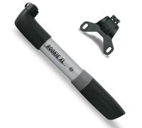 SKS Germany Rookie XL Silver Bomba de Bicicleta con Gran Potencia de Bombeo (Cabezal Reversible para Todas Las válvulas, Robusto y Potente, presión máxima: 5 Bar / 73 PSI), Plata