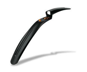SKS Germany SHOCKBOARD XL Guardabarros Delantero (Guardabarros de Bicicleta con fijación rápida, Anchura máxima de neumático de 2,5 Pulgadas, Accesorios de Bicicleta), Negro